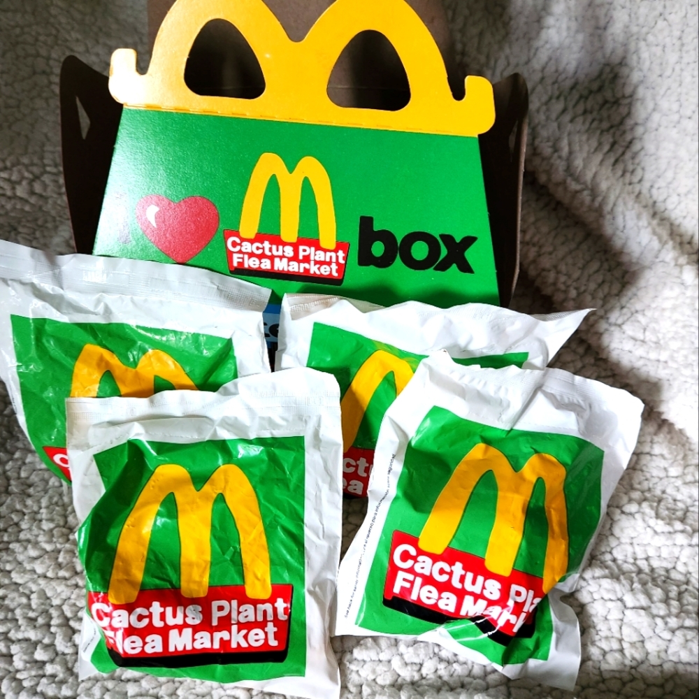 Adult Happy Meal Toys, UNOPENED, Complete set: Hamburgalur, Grimace, Birdie,Jack